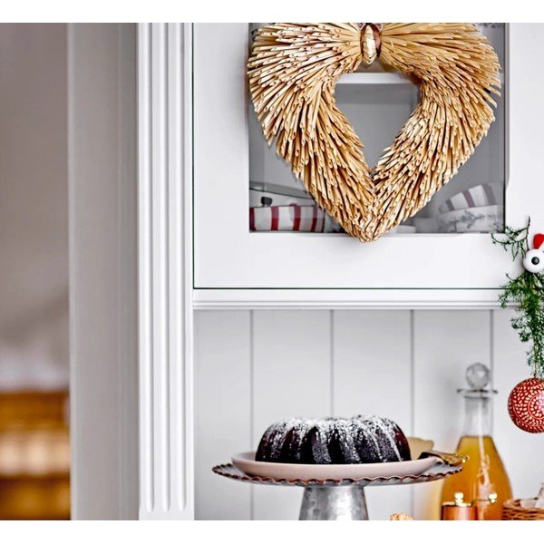 Bielo-zelené misky s vianočným motívom z kameniny v súprave 2 ks 500 ml Jolly – Bloomingville-image-1