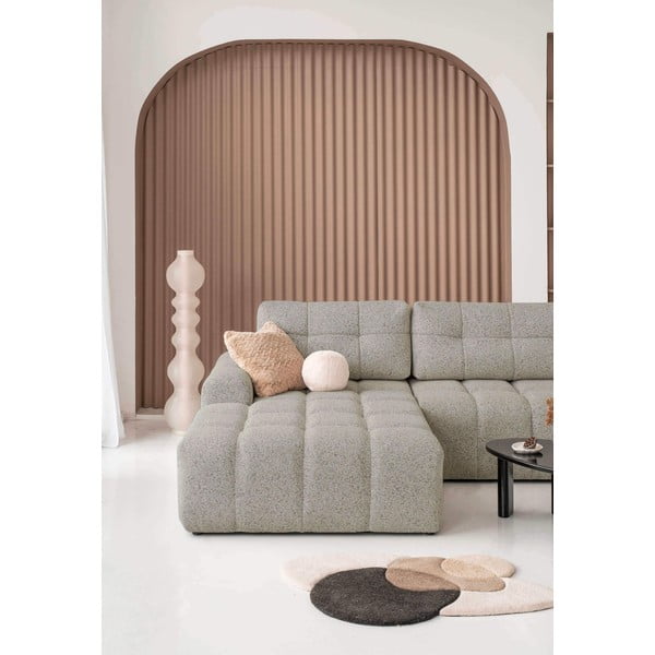 Svetlohnedá rozkladacia modulárna rohová pohovka s úložným priestorom (ľavý roh) Lulu – Miuform-image-3