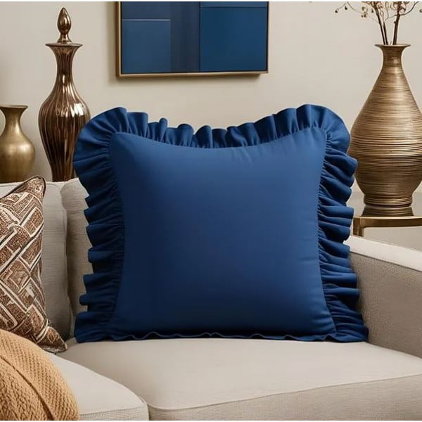 Obliečka na vankúš s prímesou bavlny 40x40 cm Ruffled – Mila Home-image-4