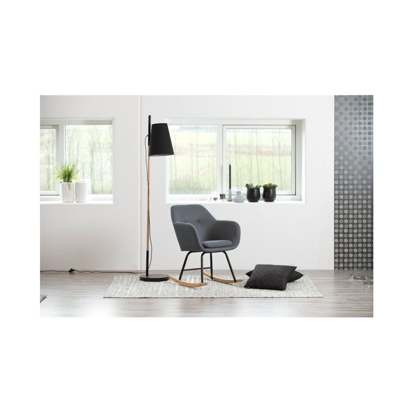 Tmavosivé hojdacie kreslo Actona Emilia-image-1