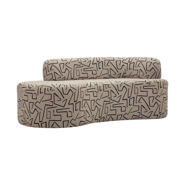 Béžová pohovka z textílie buklé 176 cm Nairobi – Mauro Ferretti-image-2