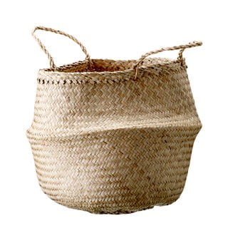 Úložný košík z morskej trávy Bloomingville Basket, ø 40 cm