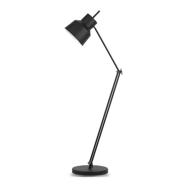 Čierna stojacia lampa s kovovým tienidlom (výška 165 cm) Belfast – it&#39;s about RoMi