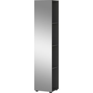 Antracitová kúpeľňová skrinka 31x144 cm Vasio – Germania