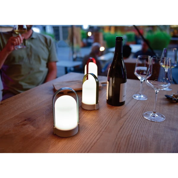 Biela LED stmievateľná stolová lampa (výška 15 cm) Uri – Remember-image-3