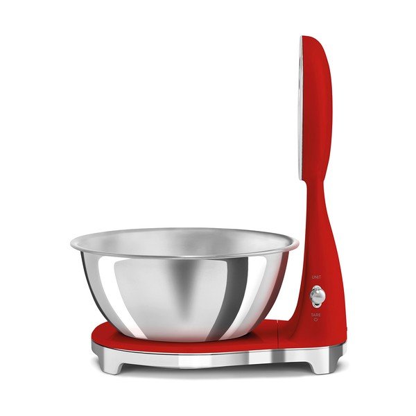 Červená plastová digitálna kuchynská váha – SMEG-image-2
