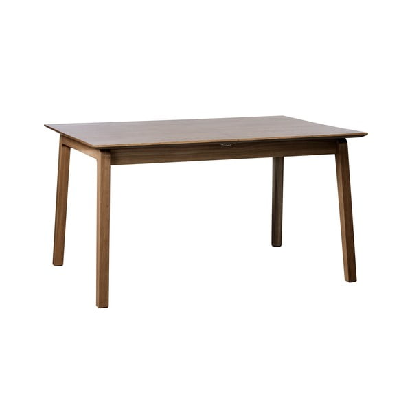 Hnedý rozkladací jedálenský stôl s doskou v dubovom dekore 95x200 cm Bari – Unique Furniture-image-2