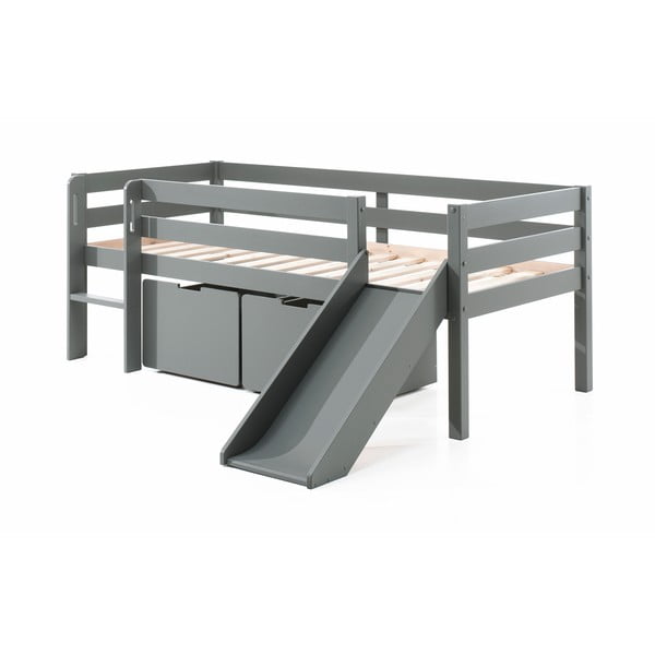 Sivé zásuvky pod detskú posteľ 2 ks Pino – Vipack-image-2