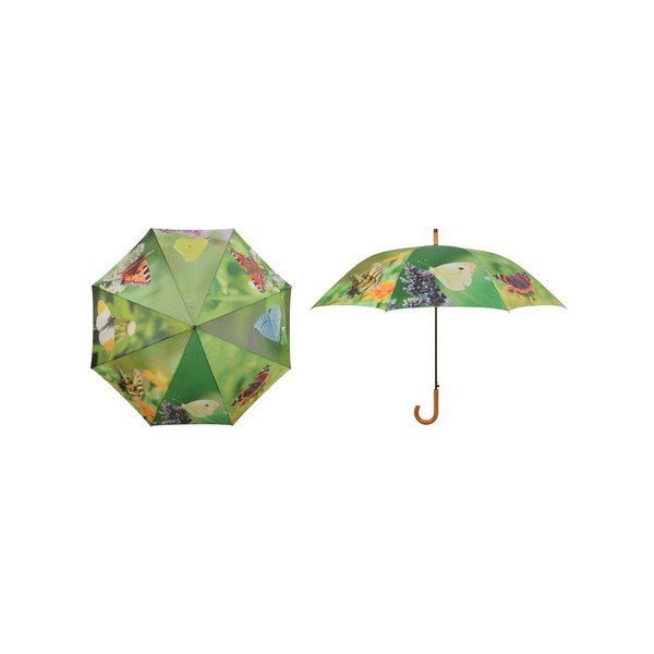 Dáždnik s potlačou motýľov Esschert Design, ⌀ 120 cm-image-1