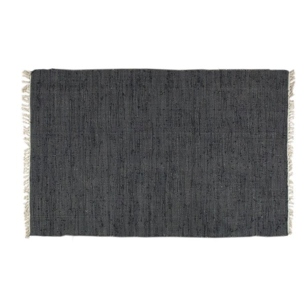 Koberec Plain Black, 80x150 cm