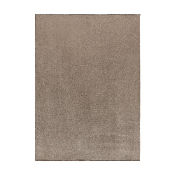 Hnedý koberec z mikrovlákna 80x150 cm Coraline Liso – Universal