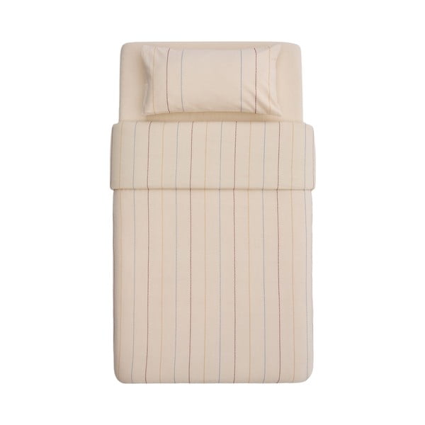 Béžové detské obliečky do postieľky z Bio bavlny s plachtou 110x180 cm Indani – Kave Home