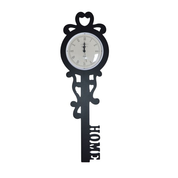 Nástenné hodiny Ewax Key, 17 × 53 cm