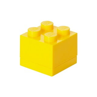 Žltý úložný box LEGO® Mini Box