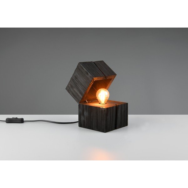 Čierna stolová lampa (výška 16 cm) Treasure – Trio-image-2