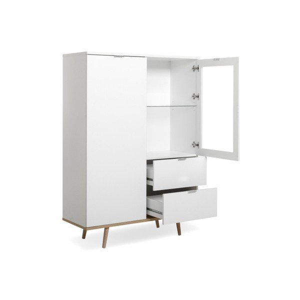 Biela vyššia komoda Intertrade Göteborg-image-2
