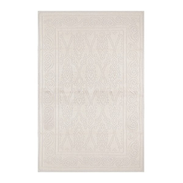 Krémový koberec s prímesou bavlny Ottoman Cream, 80 × 150 cm