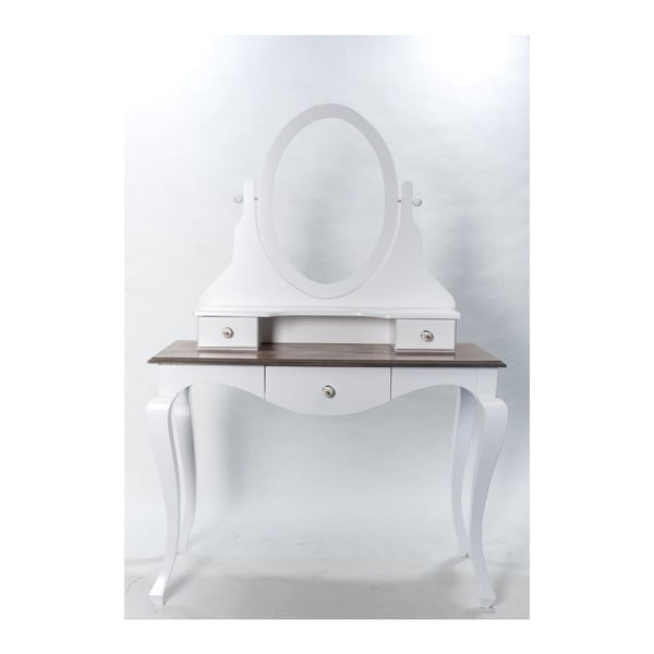 Toaletný stolík se zrkadlom Victoria, 110x54x164 cm