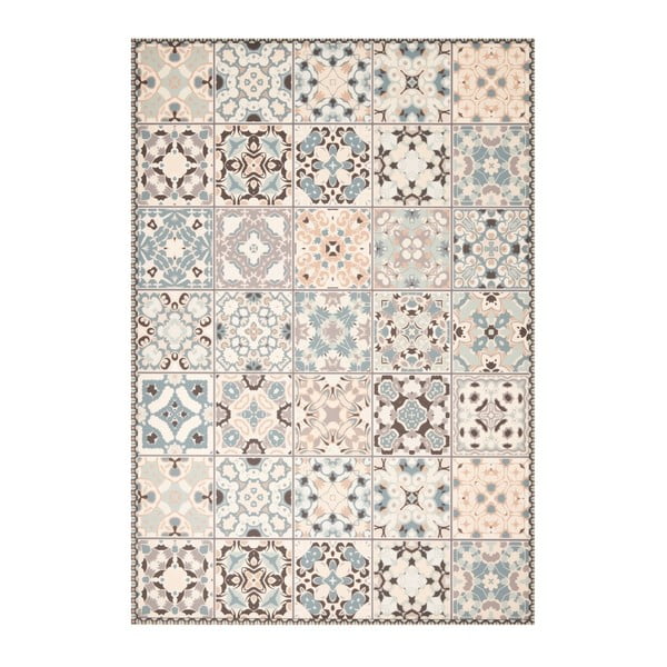 Vzorovaný vinylový koberec Zala Living Zoe Light, 65 × 100 cm
