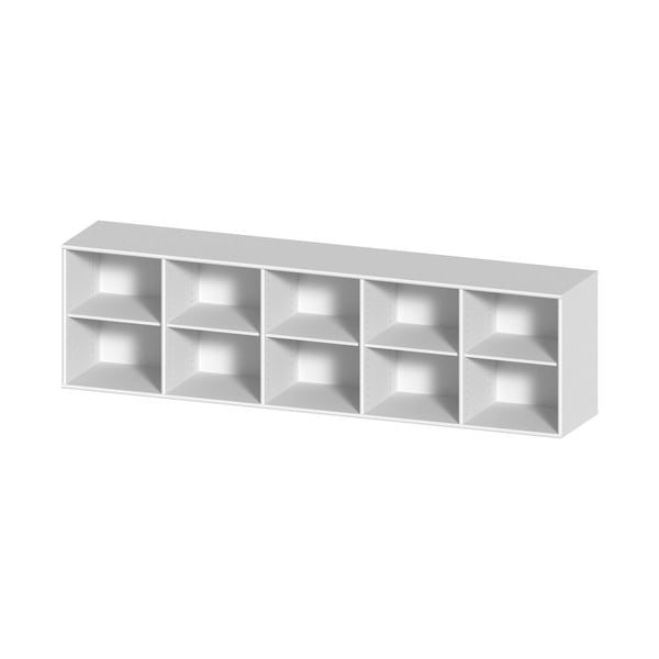 Biela závesná knižnica 220x61 cm Mistral – Hammel Furniture-image-2