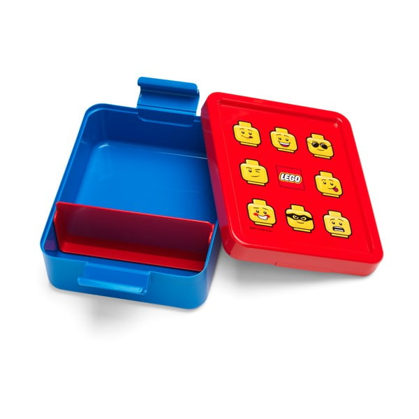 Set červeno-modrého desiatového boxu a fľaše na pitie LEGO® Iconic-image-2