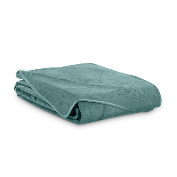 Pléd v petrolejovej farbe 240x260 cm Palsha – Restilo-image-2