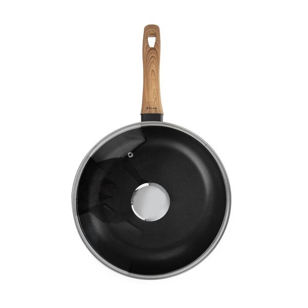 Hliníková panvica s pokrievkou Orion Grande Wooden, 28 cm-image-3