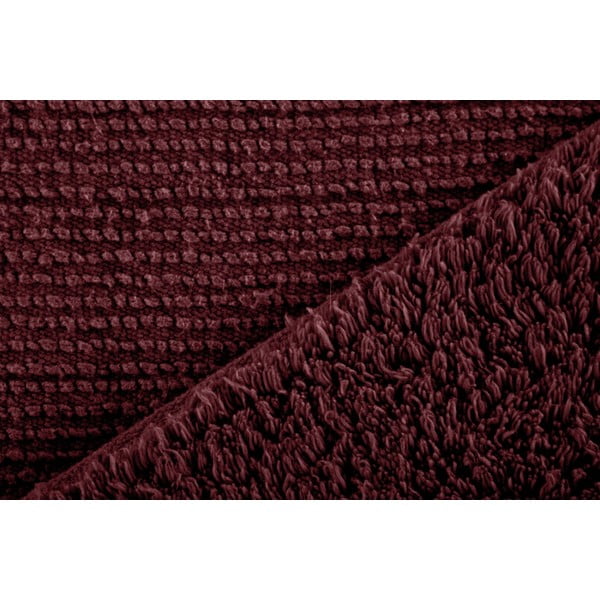 Vínovočervená kúpeľňová predložka 50x45 cm Riva - Tiseco Home Studio-image-1