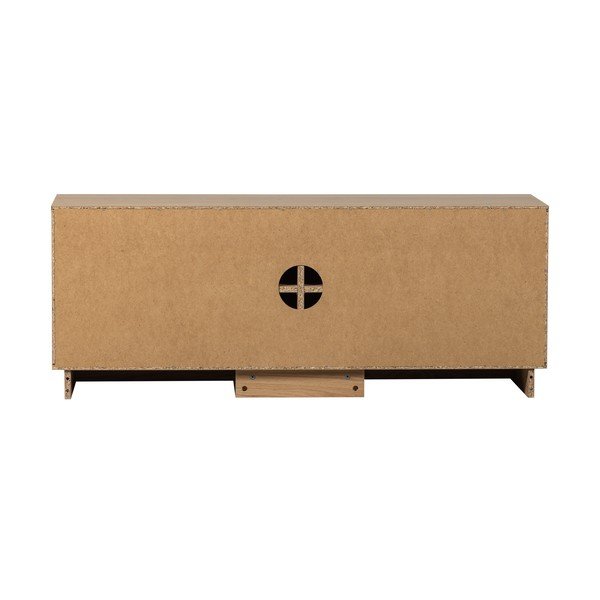 TV stolík z dubového dreva v prírodnej farbe 133x52x45 cm Zuma – WOOOD-image-4