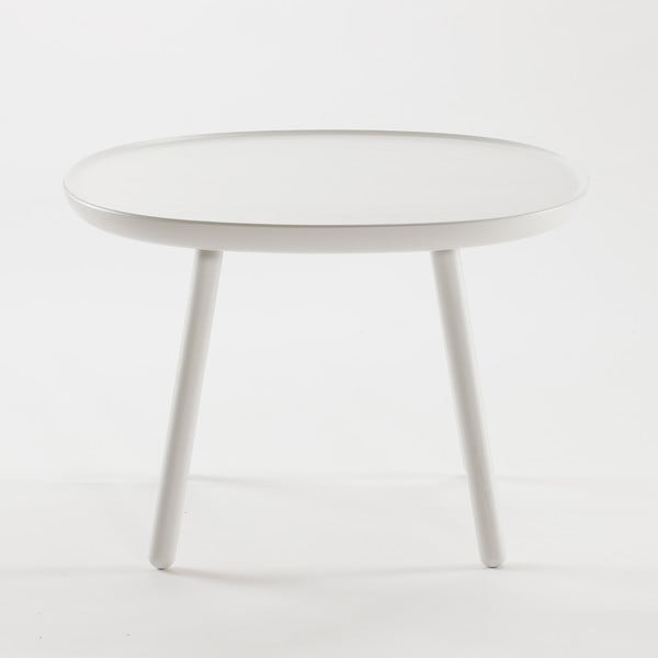 Biely stolík z masívu EMKO Naïve, ø 64 cm-image-3