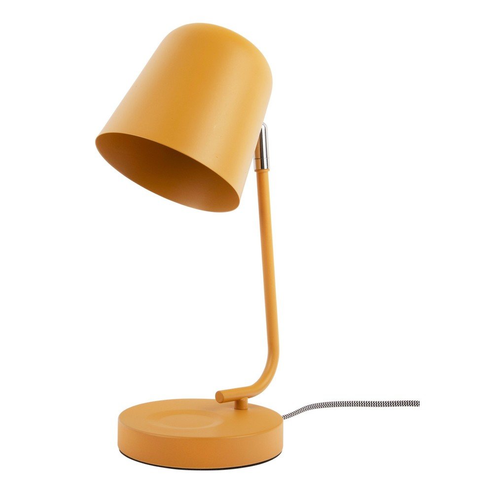 E-shop Okrovožltá kovová stolová lampa (výška 38,5 cm) Encantar – Leitmotiv