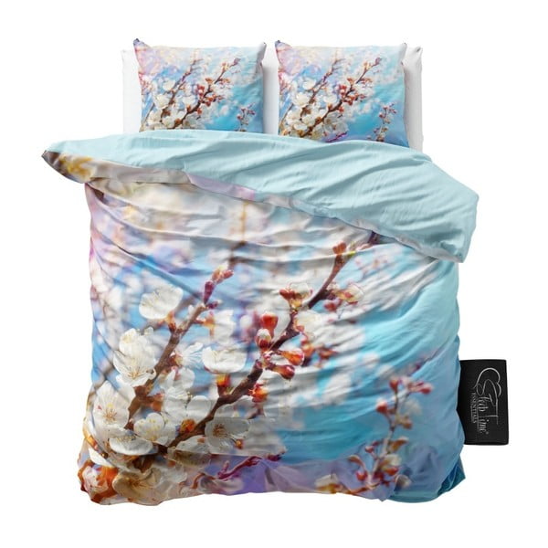 Obliečky z mikroperkálu Sleeptime Blossom, 240 x 220 cm