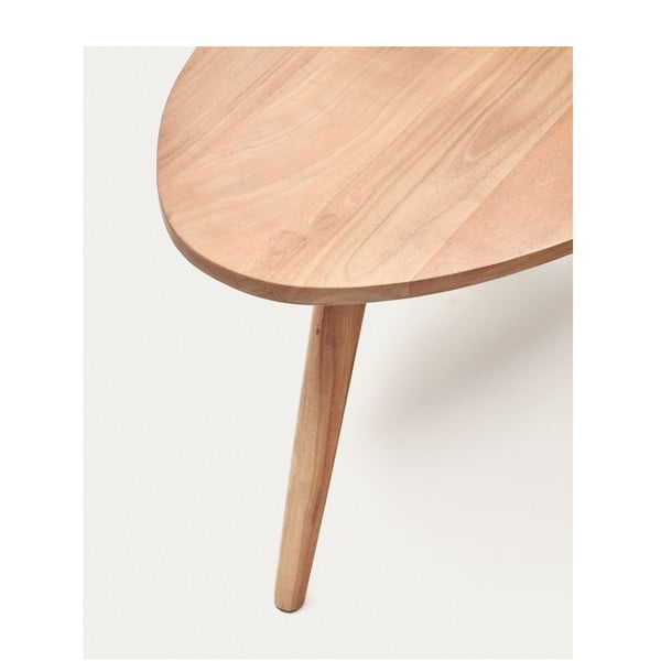 Konferenčný stolík z masívu akácie v prírodnej farbe 60x110 cm Eluana – Kave Home-image-3