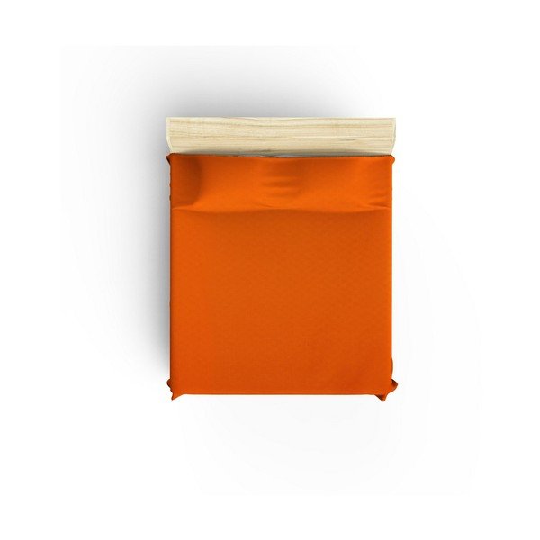 Oranžová bavlnená prikrývka na dvojlôžko 200x240 cm Orange - Mijolnir-image-1