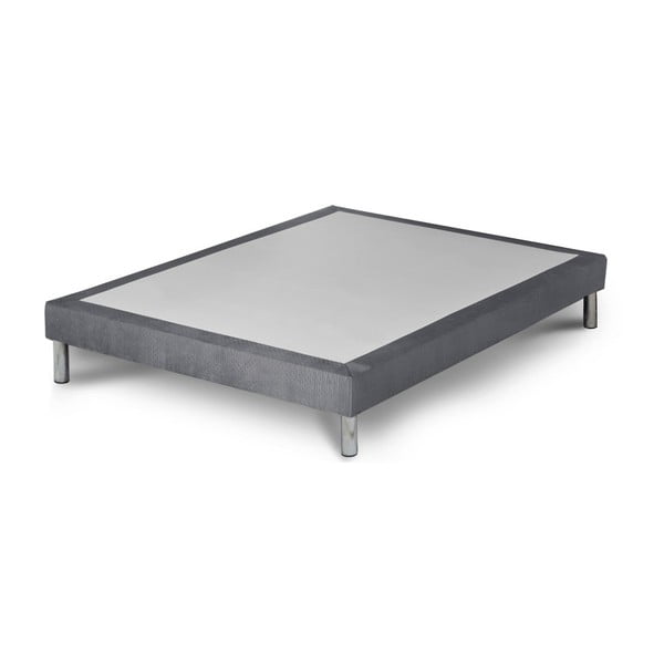Sivá posteľ boxspring Stella Cadente Maison Syrius Forme, 160 × 200 cm