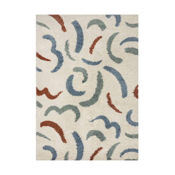 Krémovobiely koberec 120x170 cm Squiggle – Flair Rugs
