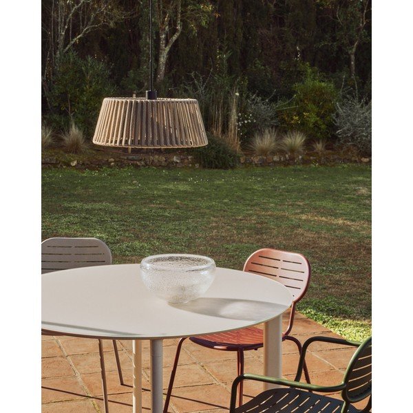 Béžové kovové tienidlo ø 46 cm Aldet – Kave Home-image-1