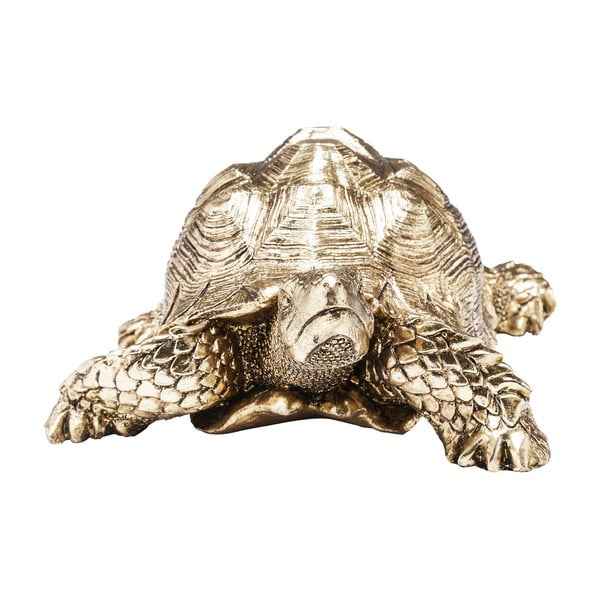 Dekoratívna soška v zlatej farbe Kare Design Turtle-image-3