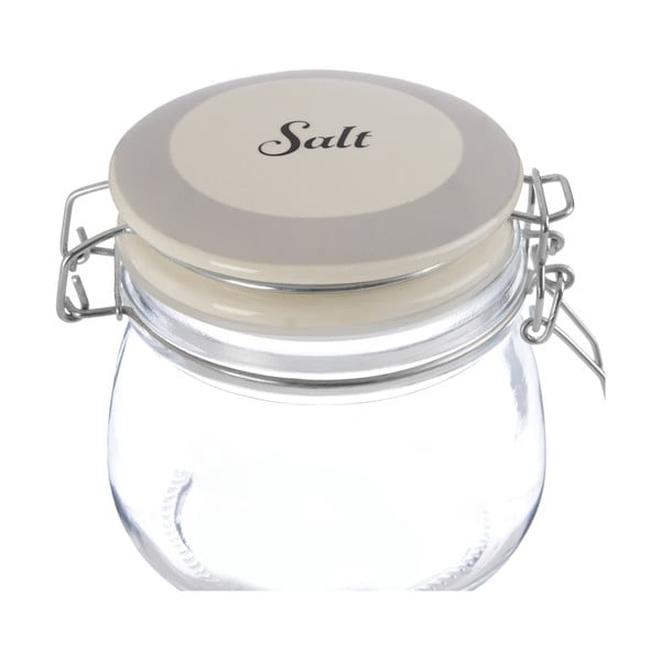 Sklenená dóza na soľ Grocer – Premier Housewares-image-1