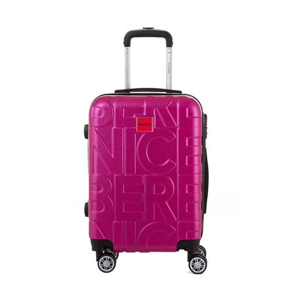 Sada 3 ružových cestovných kufrov Berenice Typo-image-3