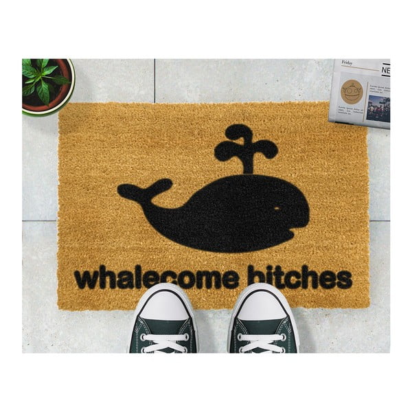 Rohožka Artsy Doormats Whalecome Bitches, 40 × 60 cm