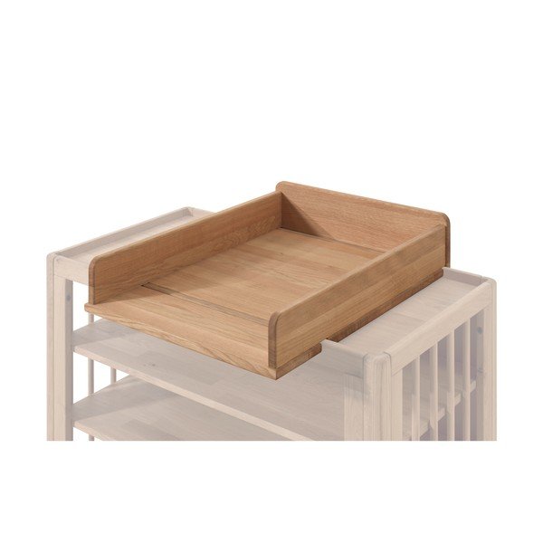 Prebaľovací pult z dubového dreva v prírodnej farbe Forrest – Vipack-image-1