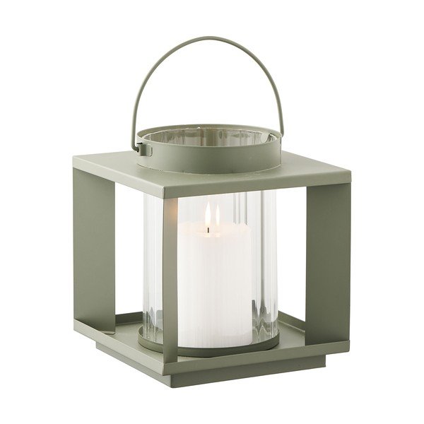 Kovový/sklenený lampáš (výška  20,5 cm) Lohals – House Nordic