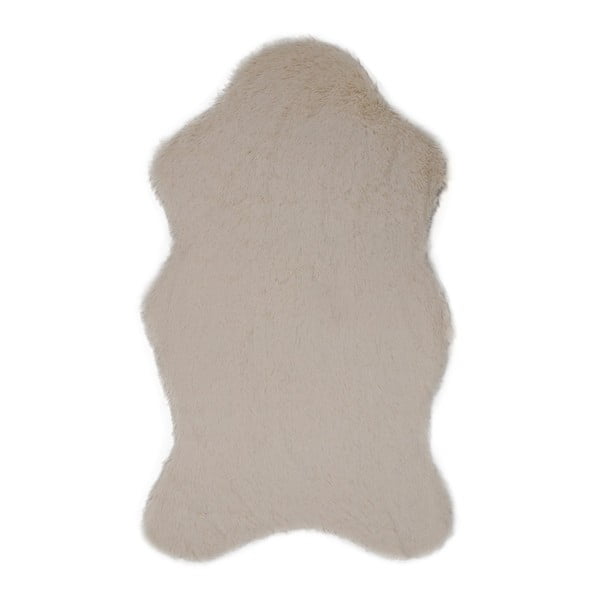 Krémový koberec z umelej kožušiny Tavsantuyu Cream, 100 × 160 cm