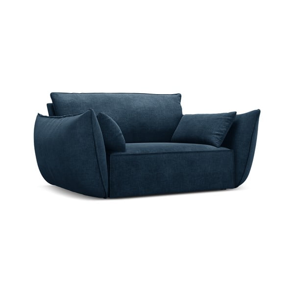 Tmavomodré kreslo Vanda - Mazzini Sofas