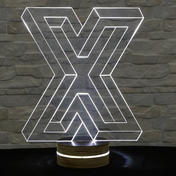 3D stolová lampa Big X