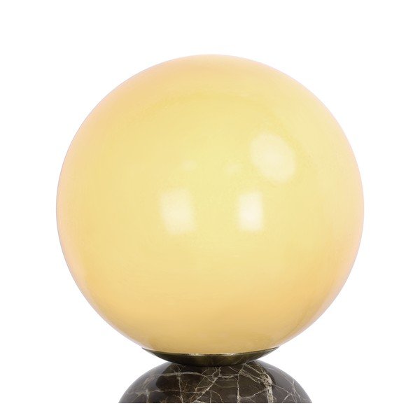 Tmavohnedá mramorová stolová lampa (výška  20 cm) Lazio Sphere – Leitmotiv-image-3