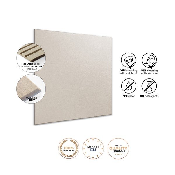 Látkové akustické panely v súprave 2 ks 60x60 cm Light Timber II – Styler-image-4