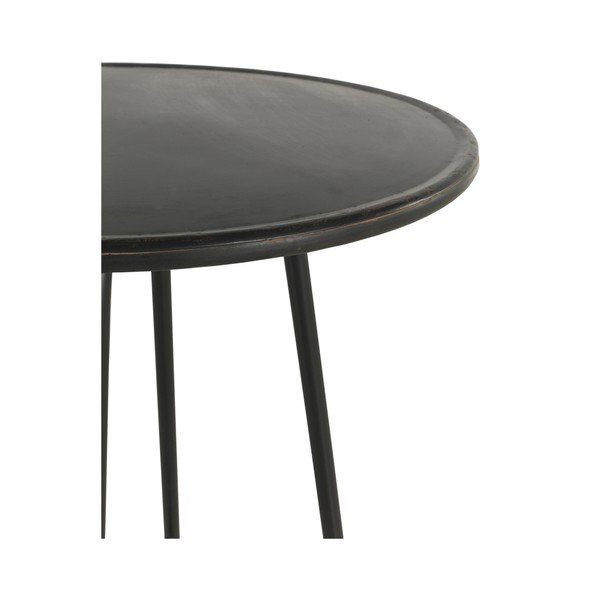 Čierny kovový barový stolík Geese Industrial Style, výška 75 cm-image-2