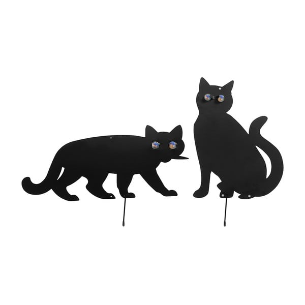 Kovovo-sklenené záhradné dekorácie v súprave 2 ks - Maximex